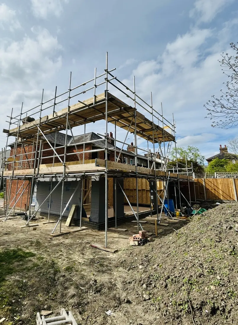 Scaffolding around a new build extension