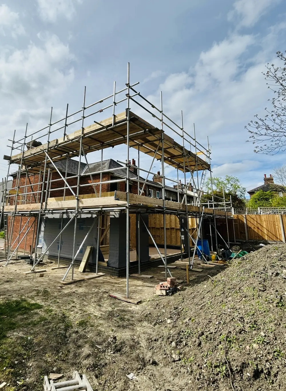 New build scaffold