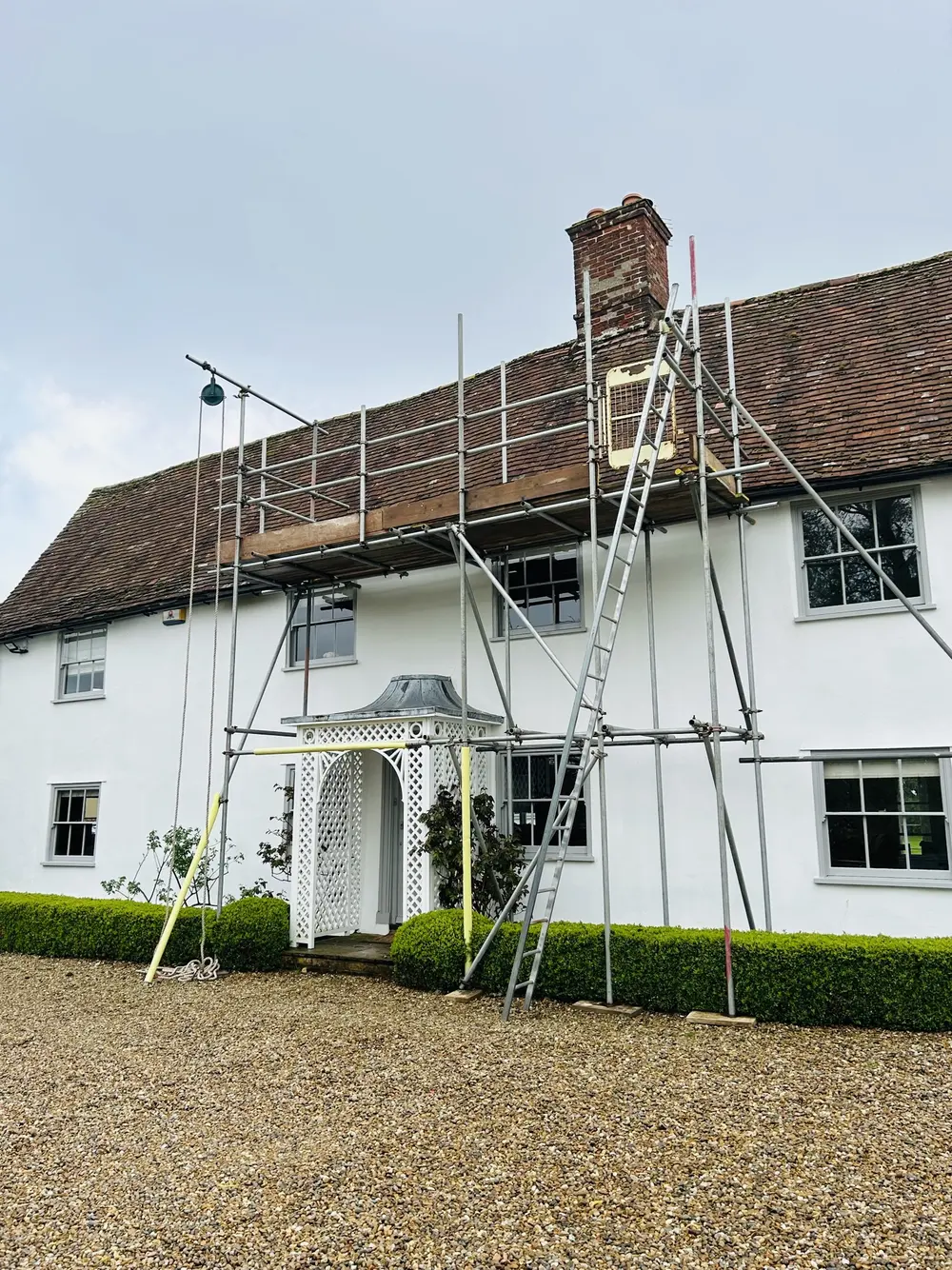 Roof scaffold
